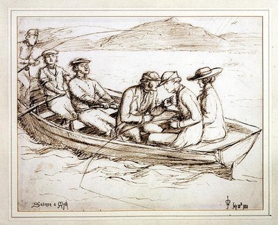 Salmone un mito da John Everett Millais