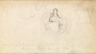 Schizzo per uno stemma da John Everett Millais