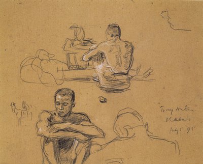 Studio per The Last Trek, 1895 da John Everett Millais
