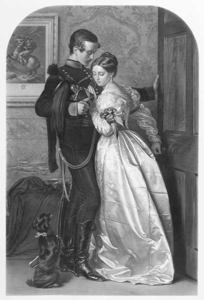 Il Brunswicker Nero, inciso da Thomas L. Atkinson, pubblicato da Henry Graves e Co., 1863 da John Everett Millais