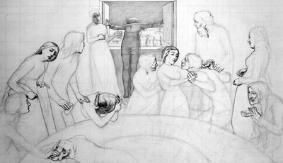 La vigilia del diluvio da John Everett Millais