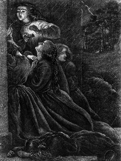 Le Cinque Vergini Stolte, illustrazione da 
