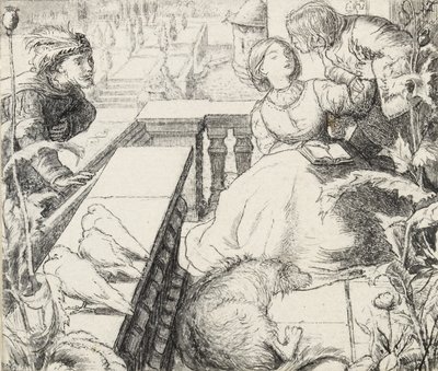 Il palazzo dormiente da John Everett Millais