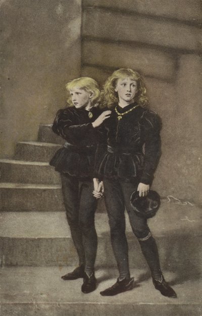 I due principi Edoardo e Riccardo nella Torre da John Everett Millais
