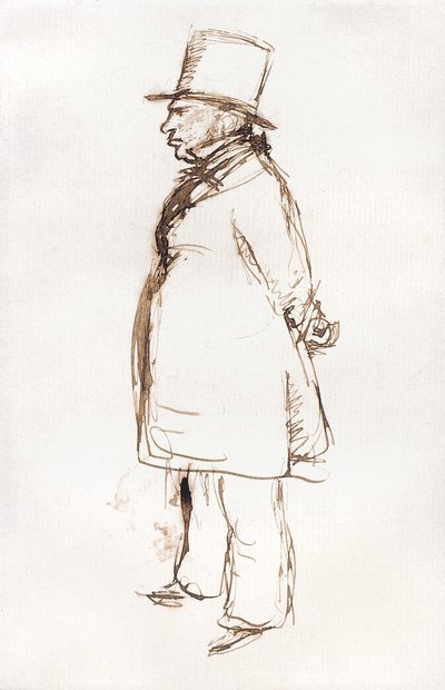 Turner nel Giorno della Verniciatura alla Royal Academy da John Everett Millais