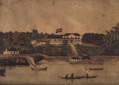 Prima Government House, Sydney, c.1807 da John Eyre