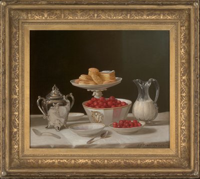 Natura morta di dessert da John F. Francis