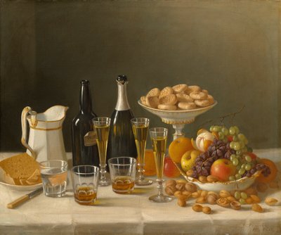 Vino, formaggio e frutta da John F. Francis