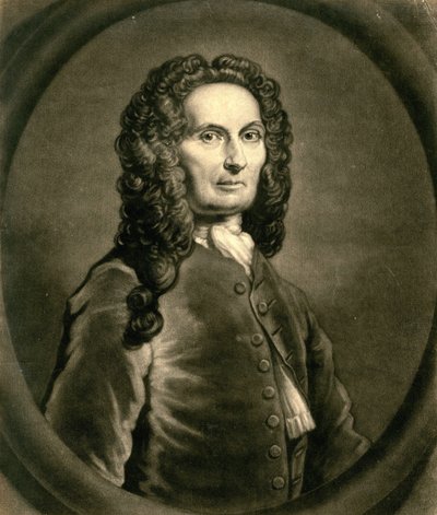 Ritratto del matematico francese Abraham de Moivre da John Faber