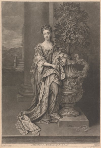 Sua Grazia la Duchessa di St. Albans da John Faber the younger