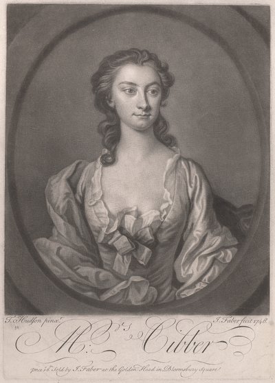 Signora Cibber da John Faber the younger