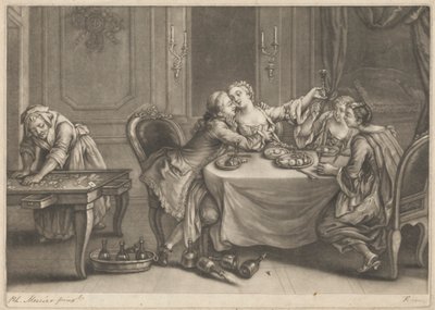 Il Figliol Prodigo con le Prostitute da John Faber the younger