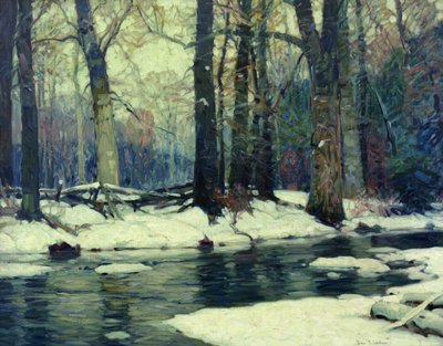Ruscello silvestre (olio su tela) da John Fabian Carlson