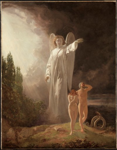 Espulsione di Adamo ed Eva da John Faed