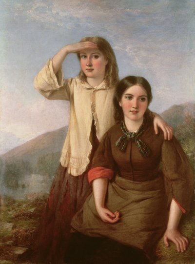 Lasciando la mucca nel mais, 1868 da John Faed