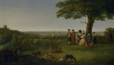 One Tree Hill, Greenwich, con Londra in lontananza da John Feary