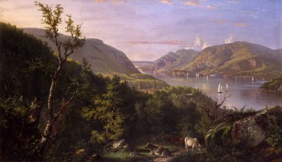 Veduta delle Highlands da West Point, 1862 da John Ferguson Weir