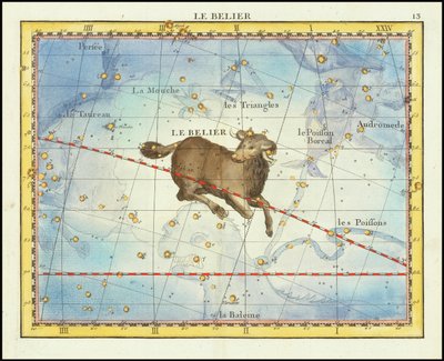 1776 - John Flamsteed - Le Belier (Ariete) da John Flamsteed