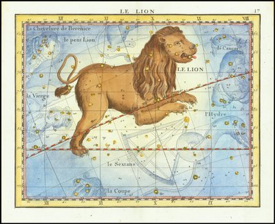 1776 - John Flamsteed - Le Lion (Leo) da John Flamsteed