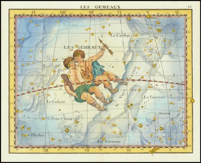 1776 - John Flamsteed - Les Gemeaux (Gemini) da John Flamsteed