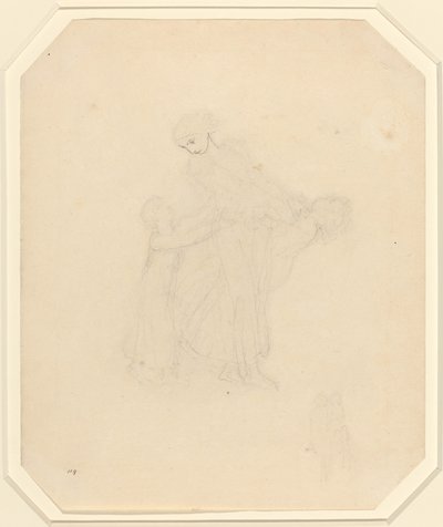 Adulto e Due Bambini da John Flaxman