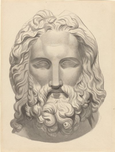 Testa barbuta antica da John Flaxman