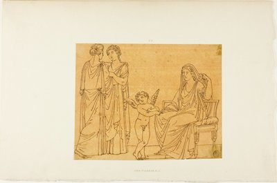 Cupido e le tre donne da John Flaxman