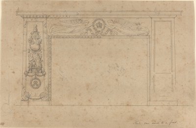 Progetto per il Camino nella Sala del Trono, Buckingham Palace da John Flaxman