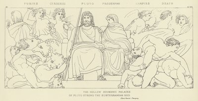 Furie, Cerbero, Plutone, Proserpina, Arpie, Morte da John Flaxman