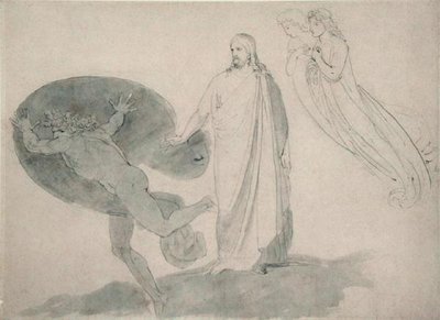 Vattene via da me, Satana da John Flaxman