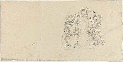 Gruppo di figure intorno a una figura seduta da John Flaxman