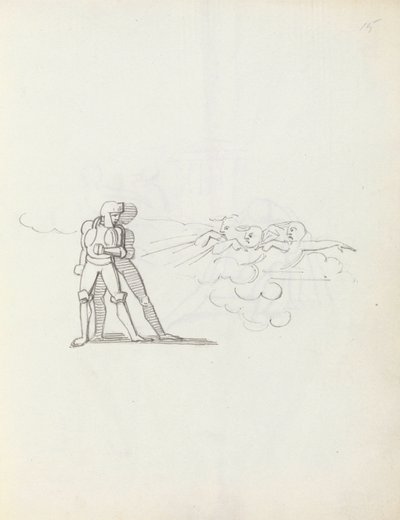 John Philip Kemble come Amleto da John Flaxman