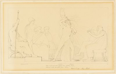 Minerva e Achille da John Flaxman