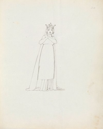 Mrs Siddons come Constance da John Flaxman