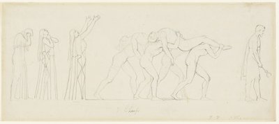 Sette capi contro Tebe da John Flaxman