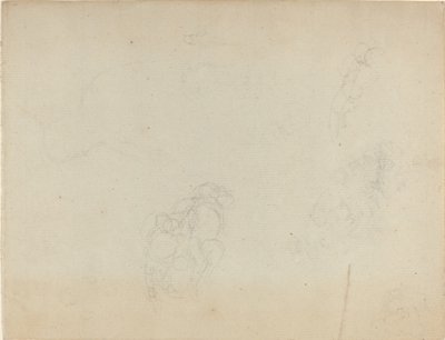 Foglio di studi (recto e verso) da John Flaxman