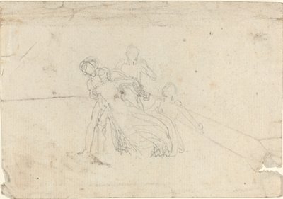 Foglio di studi [recto e verso] da John Flaxman