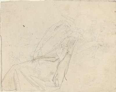 Foglio di studi [recto e verso] da John Flaxman