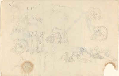 Foglio di Studi [recto e verso] da John Flaxman