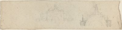 Studi per un Arco Trionfale Sormontato da Britannia (recto e verso) da John Flaxman