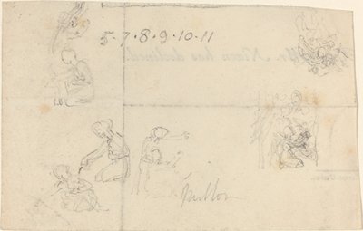 Studi di Donne in Ginocchio da John Flaxman