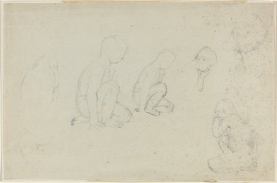 Studi di un Ragazzo Inginocchiato da John Flaxman