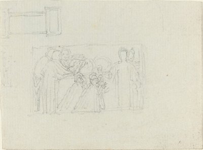 Studio per un Monumento a un Ecclesiastico [recto e verso] da John Flaxman