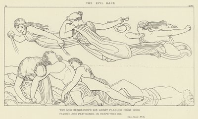La razza malvagia da John Flaxman