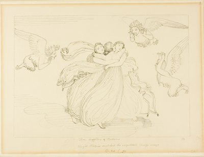 Le Arpie e le Figlie di Pandarus da John Flaxman