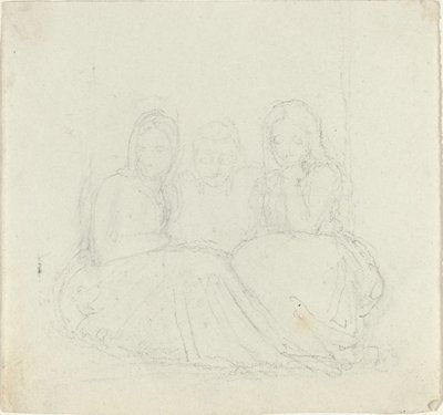 Tre figure femminili sedute da John Flaxman