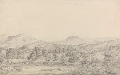 Vista generale del Tempio di Apollo Epicurio a Bassai, Figalea da John Foster