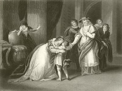Elisabetta regina di Edoardo IV che si separa dal figlio, il duca di York da John Francis Rigaud