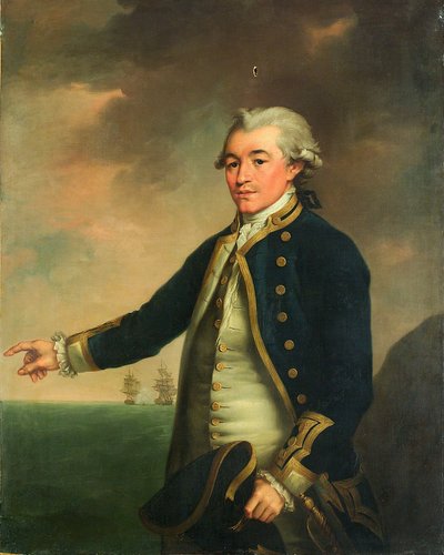 Ritratto del Capitano Peacock, c.1780 da John Francis Rigaud