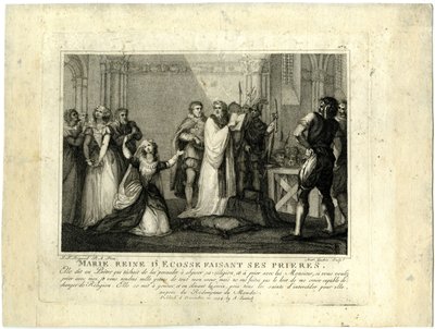 Le ultime ore di Maria Stuarda, regina di Scozia da John Francis Rigaud
